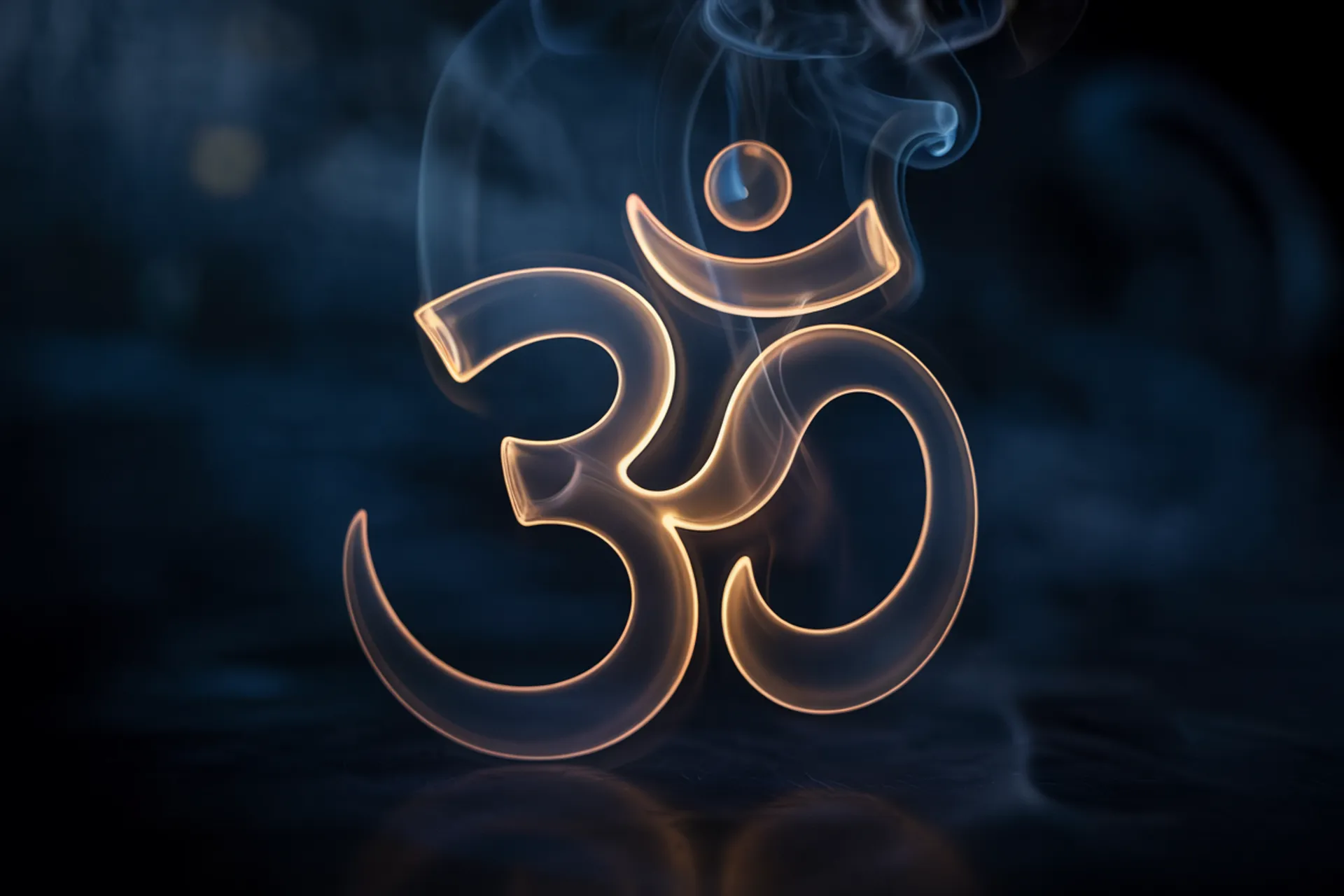 La sílaba Om escrita en sánscrito